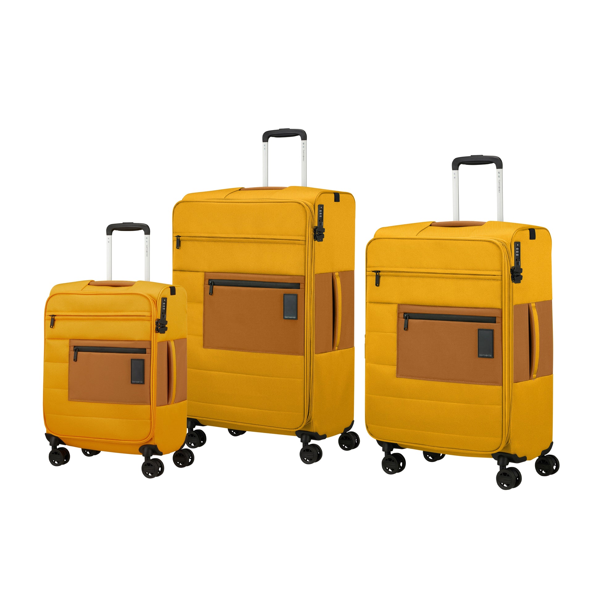Samsonite Vacay 3-Piece Spinner Luggage Set - Golden Yellow