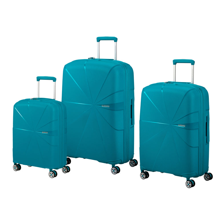American Tourister StarVibe 3-Piece Spinner Expandable Luggage Set - Verdigris