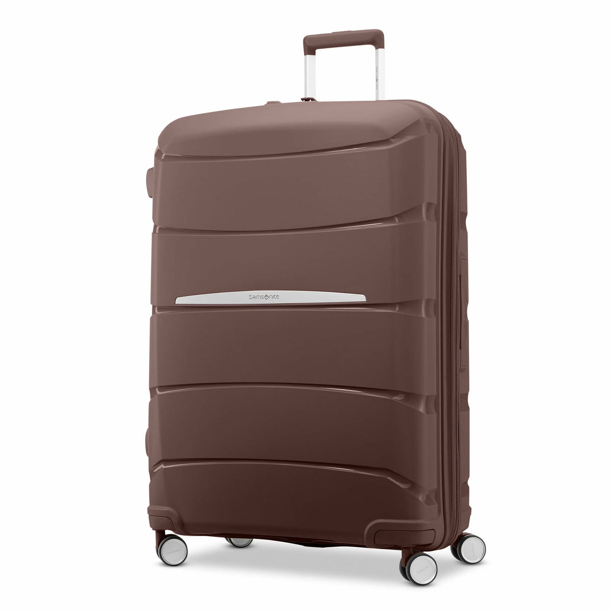 Samsonite Luggage Limited Edition: Chocolate Mauve Samsonite Outline Pro Large Expandable Spinner Luggage