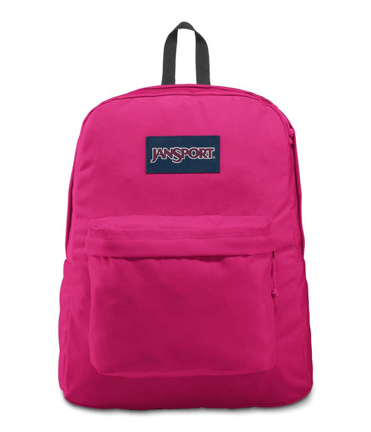 JanSport SuperBreak Plus Laptop Backpack - Midnight Magenta