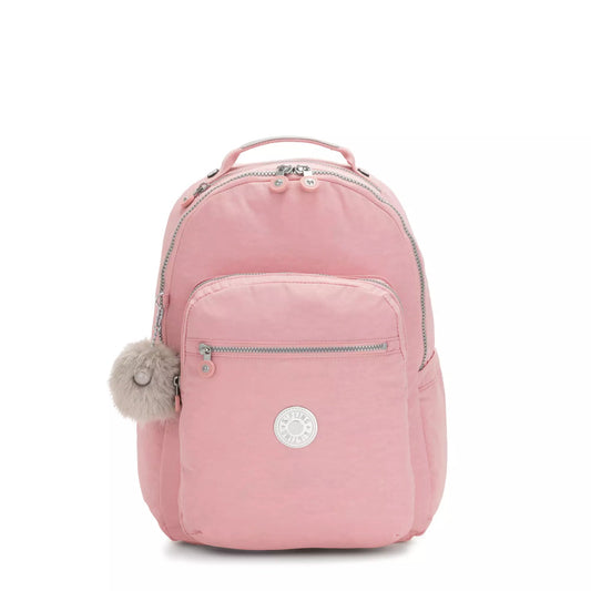 Kipling Seoul Large 15" Laptop Backpack - Bridal Rose