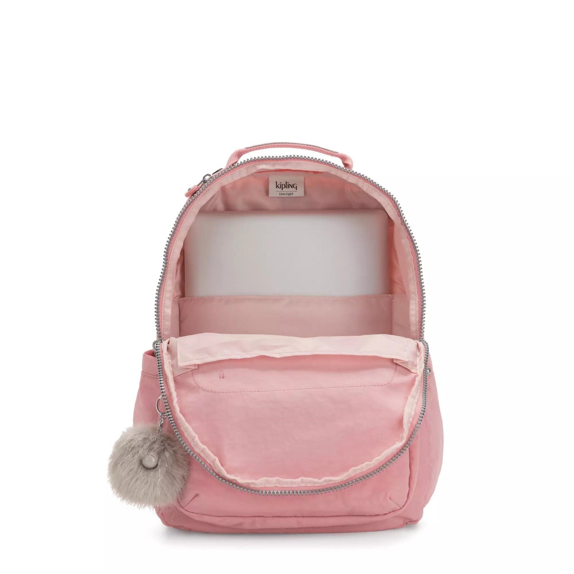 Kipling Seoul Large 15" Laptop Backpack - Bridal Rose