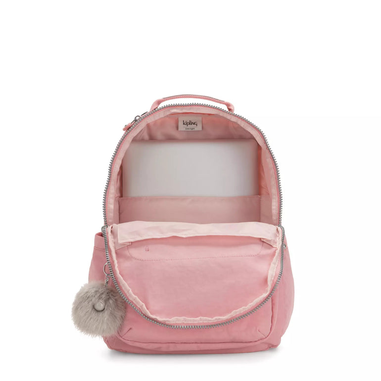 Kipling Seoul Large 15" Laptop Backpack - Bridal Rose