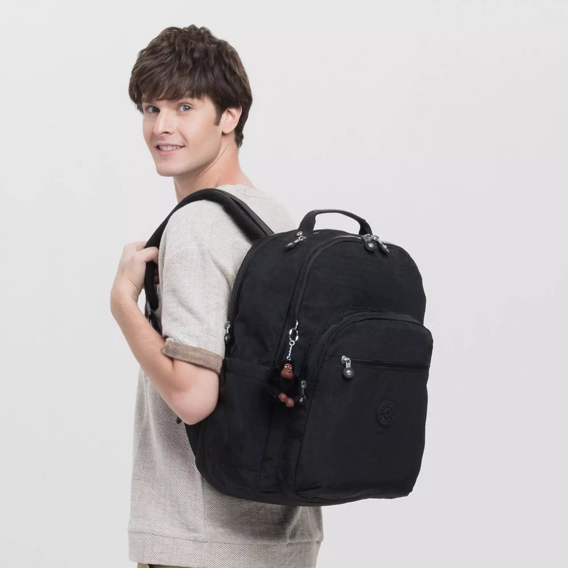 Kipling Seoul Extra Large 17" Laptop Backpack - True Black 2