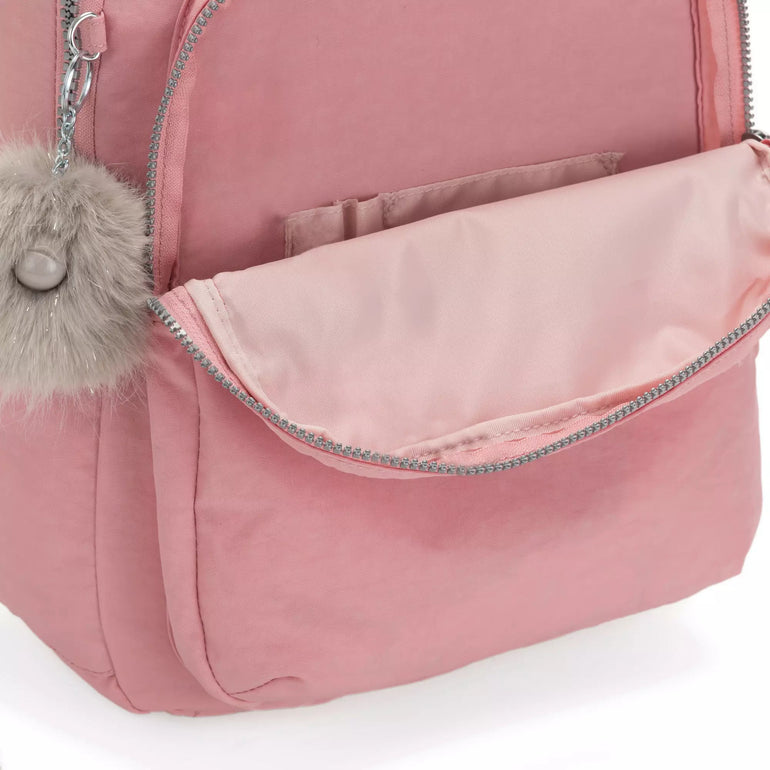 Kipling Seoul Large 15" Laptop Backpack - Bridal Rose