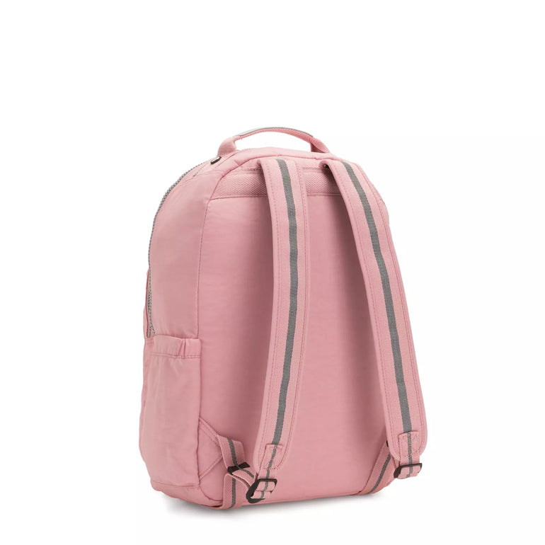 Kipling Seoul Large 15" Laptop Backpack - Bridal Rose