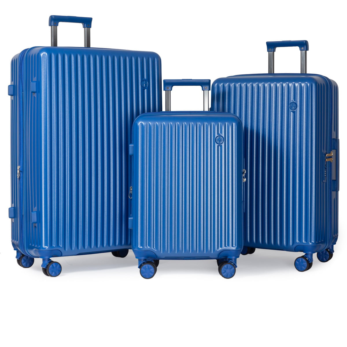 Explorer Destinations Ensemble de 3 valises extensibles