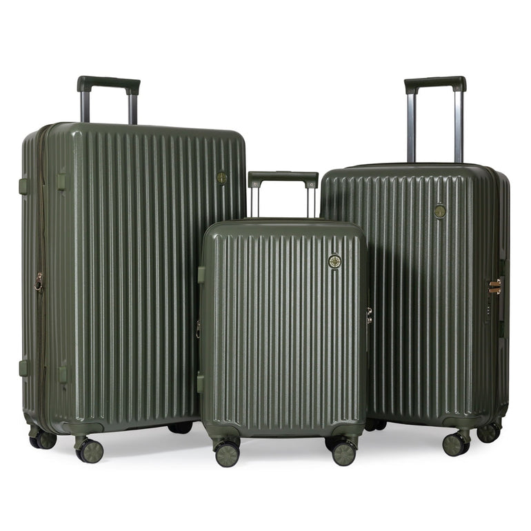 Explorer Destinations Expandable 3-Piece Luggage Set