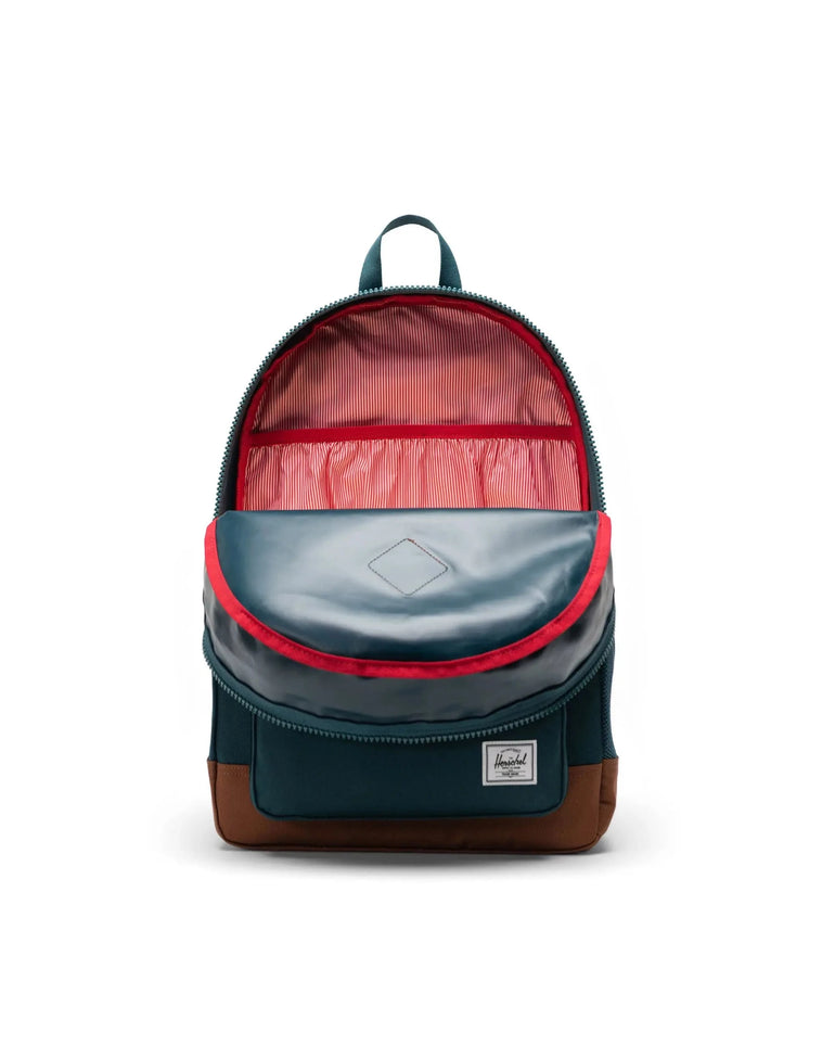Herschel Heritage Sac à dos jeunesse - Dark Sea/Saddle Brown