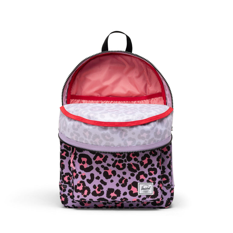 Herschel Heritage Youth Backpack - Scribble Leopard Sachet Pink