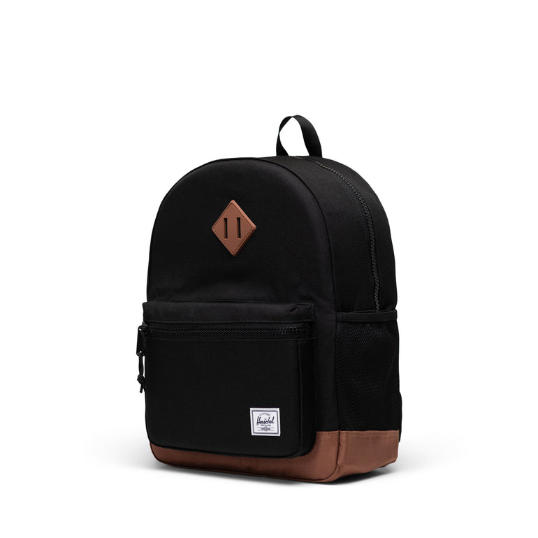 Herschel Heritage Kids Backpack - Black/Saddle Brown