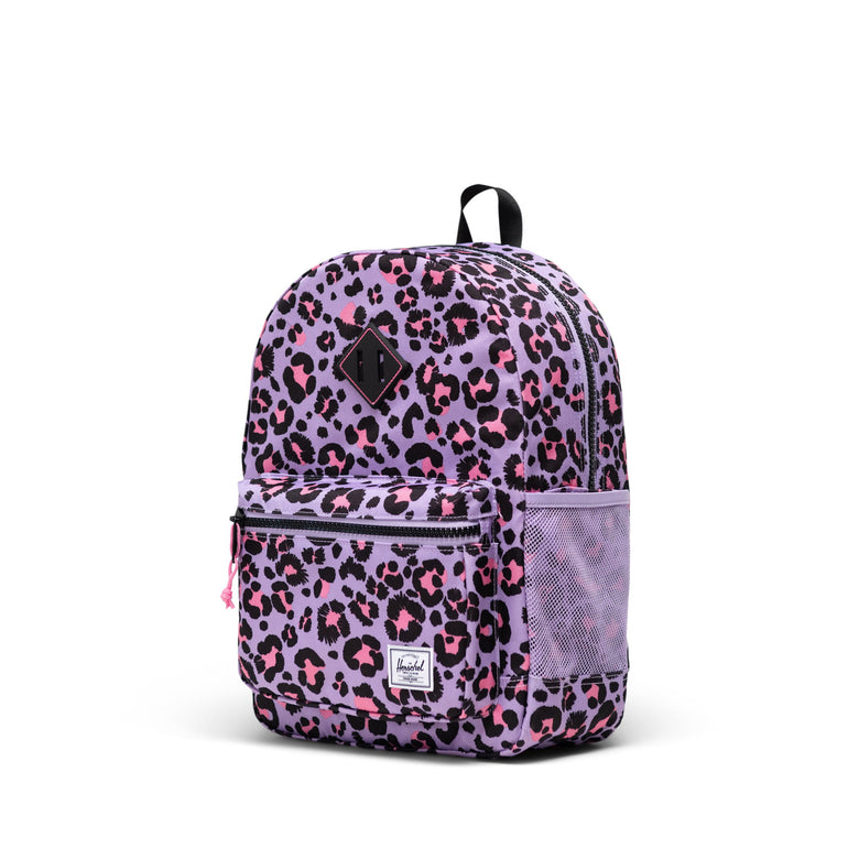 Herschel Heritage Kids Backpack - Scribble Leopard Sachet Pink