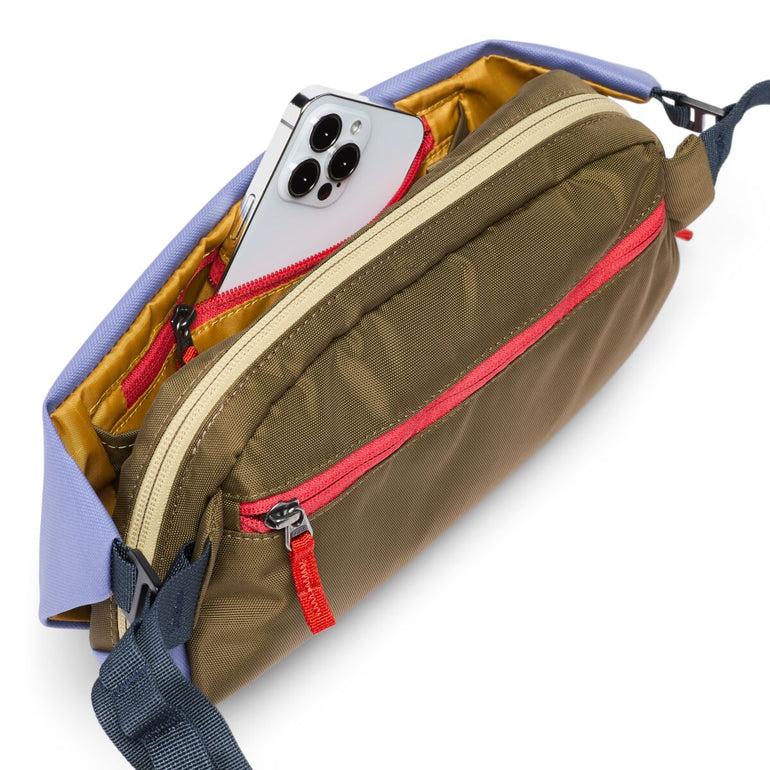 Cotopaxi Coso 2L Sac de taille - Cada Día - Blue Smoke/Live Oak