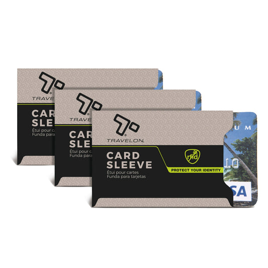 Travelon Set of 3 RFID Blocking Sleeves