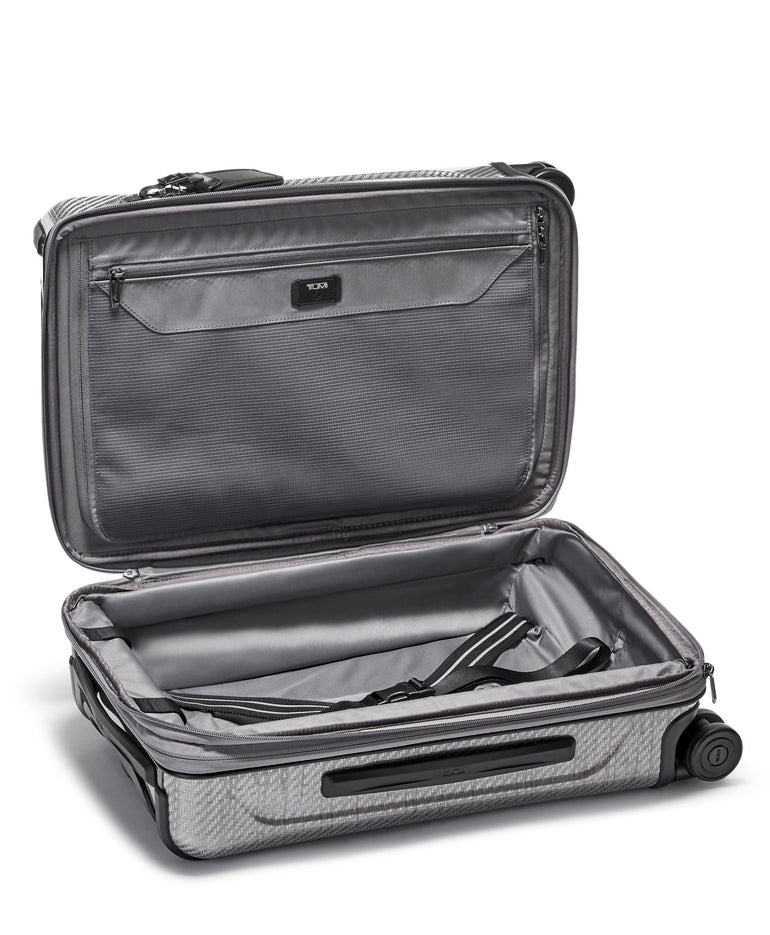 Tumi Tegra-Lite Bagage de cabine extensible à quatre roues avec poche avant pour voyage international