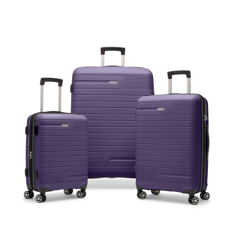 Samsonite Sirocco Collection Ensemble de bagages à roues pivotantes extensibles encastrables, 3 pièces