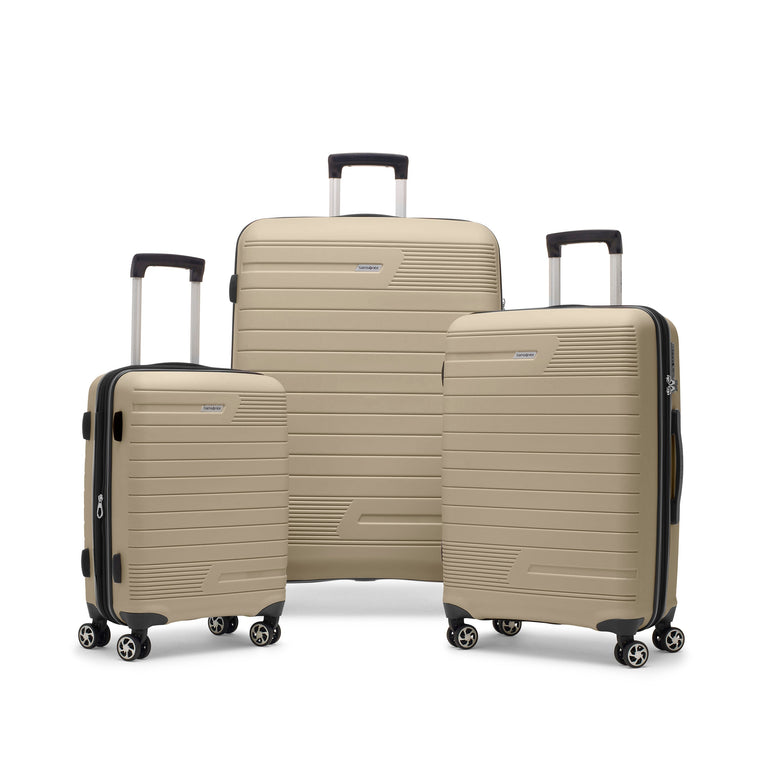 Samsonite Sirocco Collection Ensemble de bagages à roues pivotantes extensibles encastrables, 3 pièces