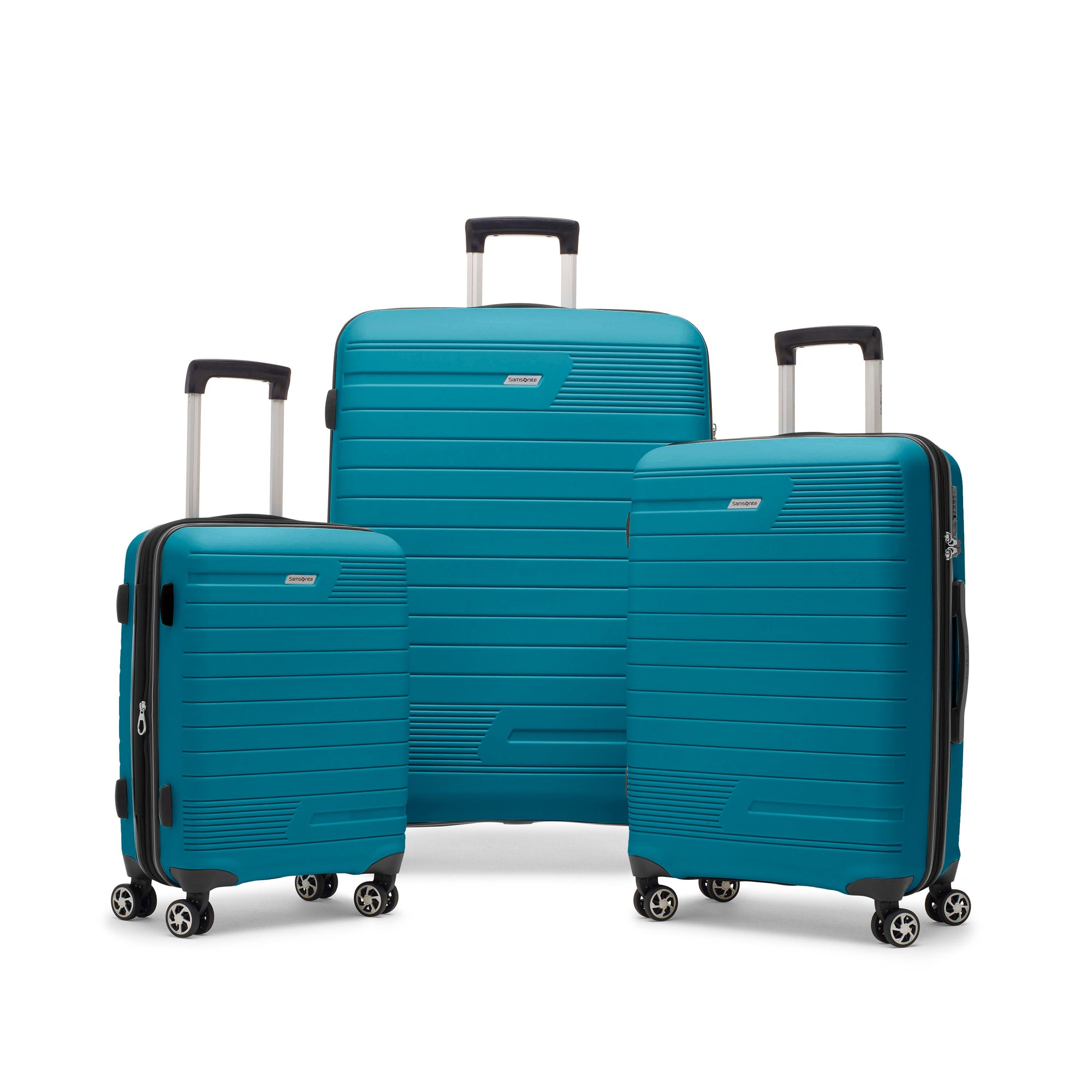 Samsonite Sirocco Collection Ensemble de bagages à roues pivotantes extensibles encastrables, 3 pièces