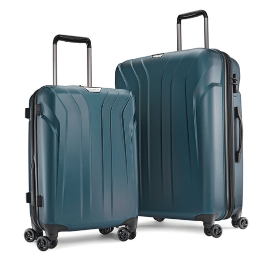Samsonite Xion 2-Piece Polycarbonate Expandable Spinner Luggage Set - Teal