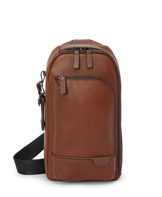 Tumi Harrison Gregory Bandoulière en cuir