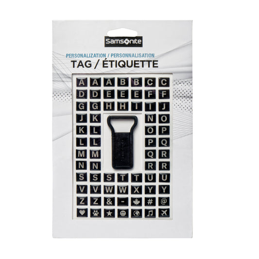 Samsonite Personalization Luggage Tag with Stickers