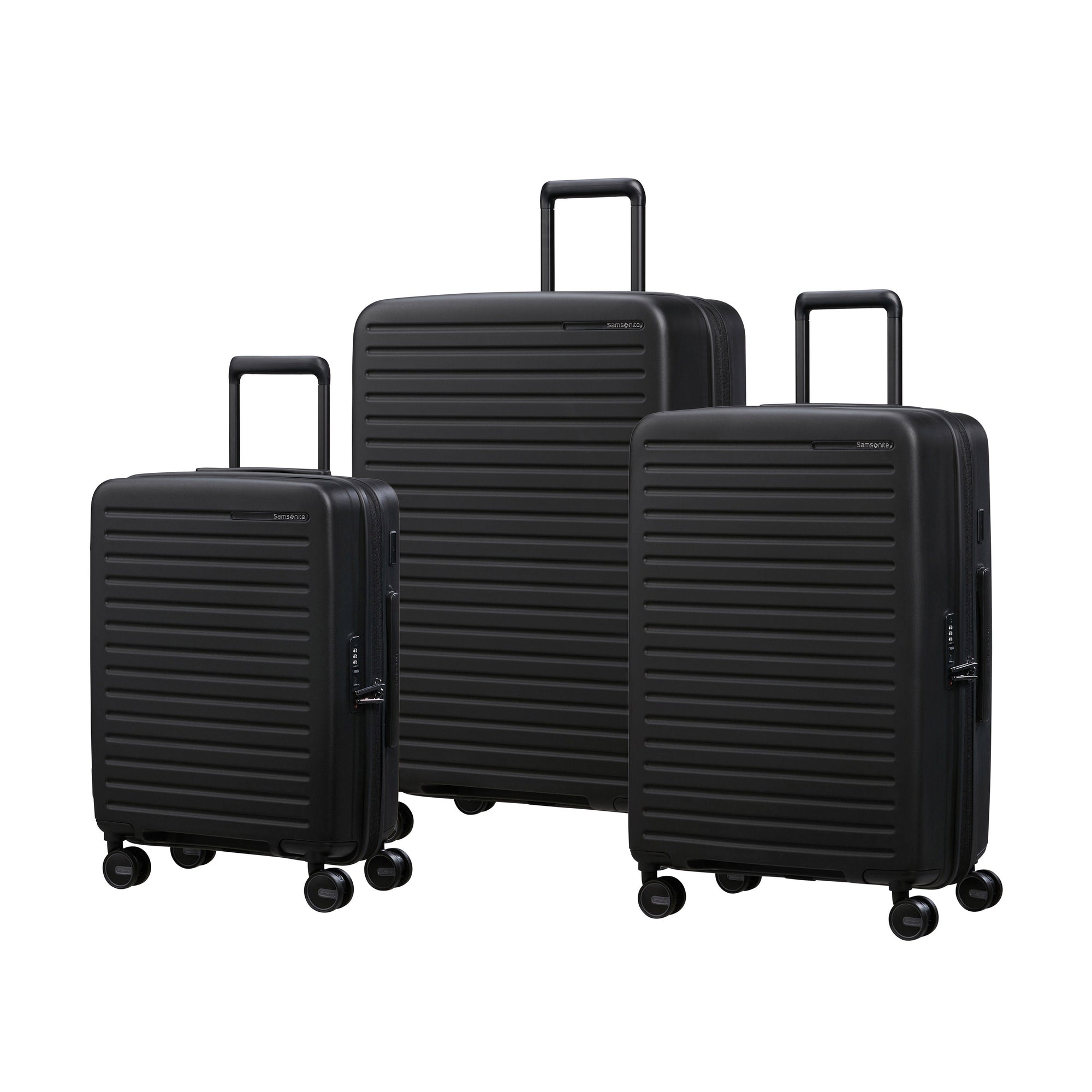 Samsonite Restackd Ensemble de valises empilables extensibles à roulettes de 3 pièces