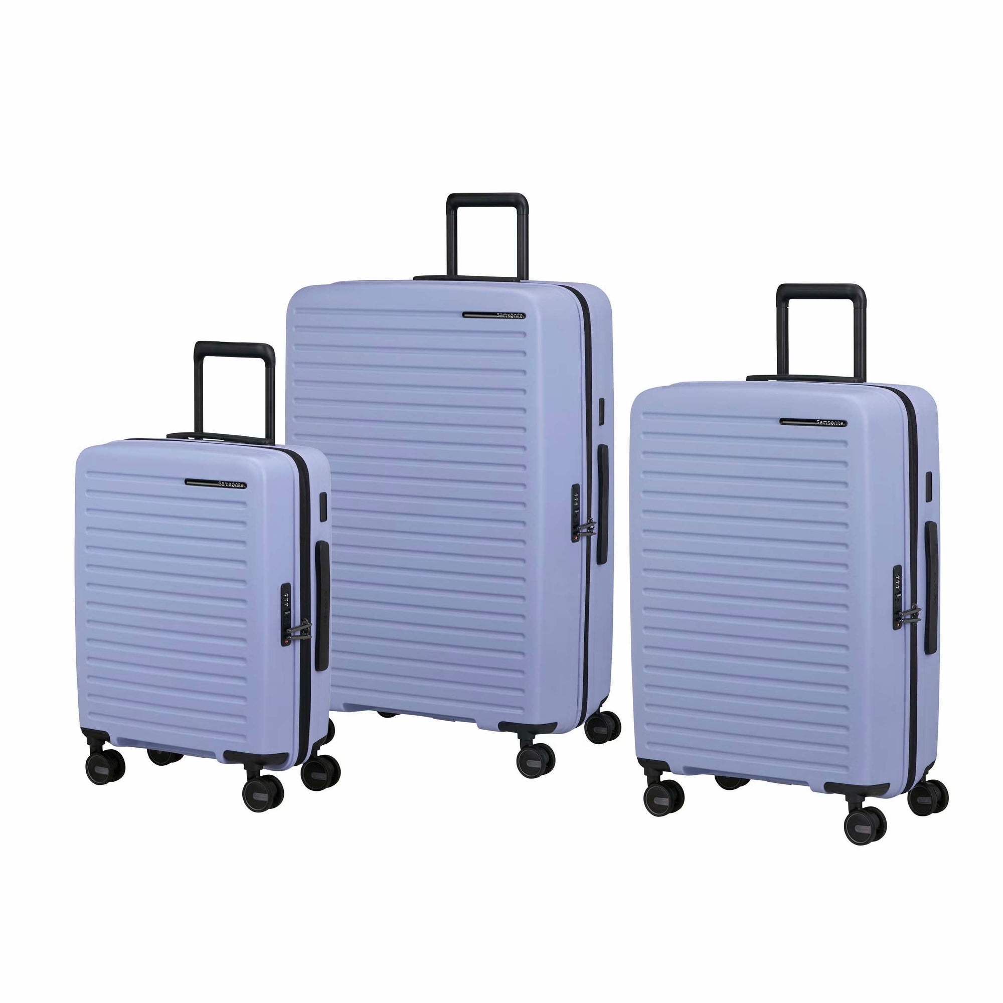 Samsonite Restackd Ensemble de valises empilables extensibles à roulettes de 3 pièces