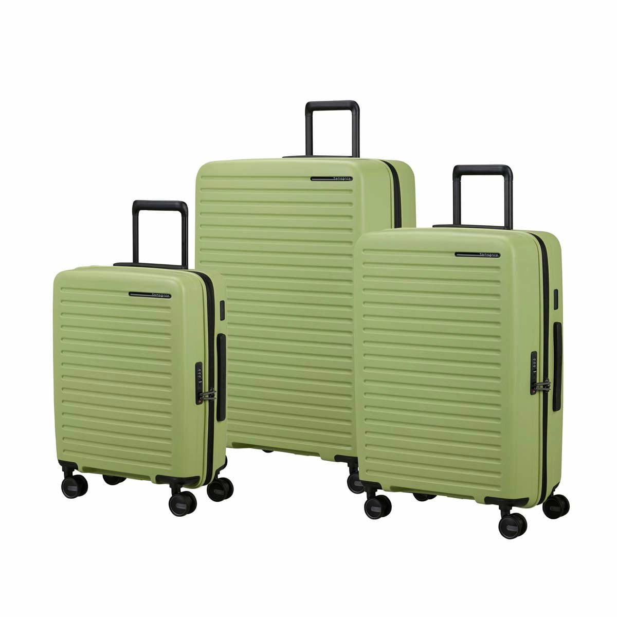 Samsonite Restackd Ensemble de valises empilables extensibles à roulettes de 3 pièces