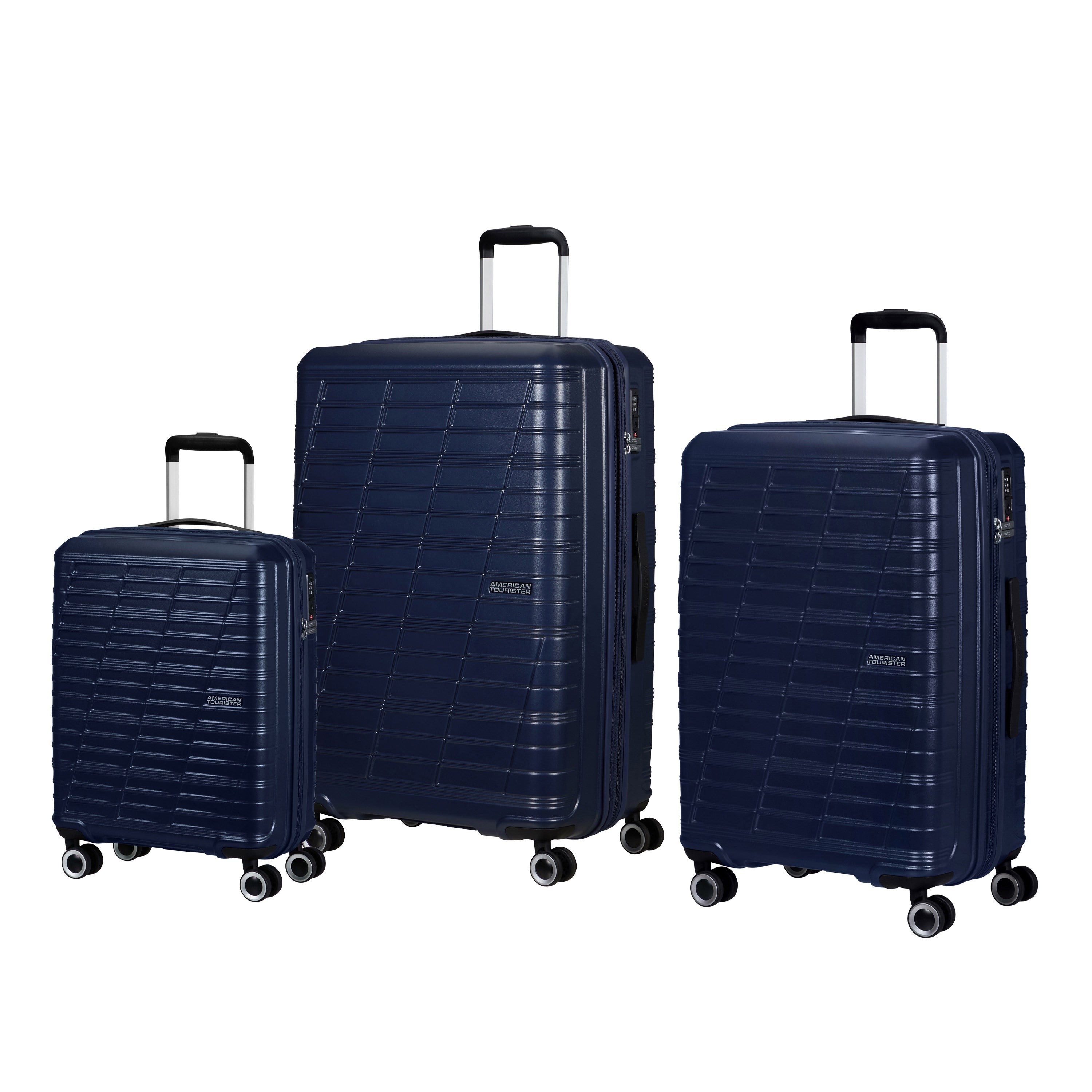 Set de 3 Valises - 55cm-62cm-71cm - ABS - 4 Roulettes Doubles - Serrure Set de 3 Valises - 55cm-62cm-71cm - ABS - 4 Roulettes Doubles - Serrure