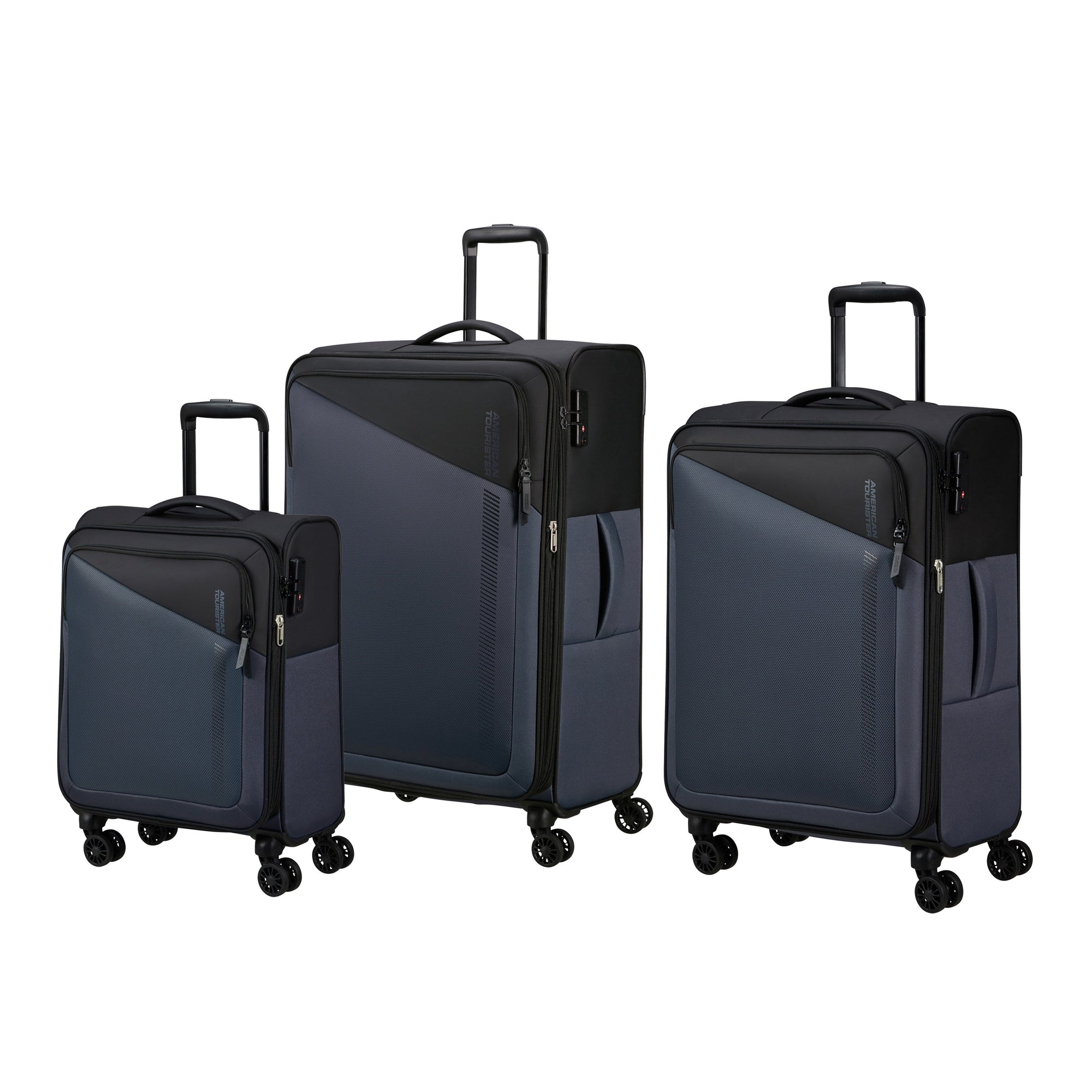 American Tourister Daring Dash Ensemble de 3 valises à roulettes extensibles