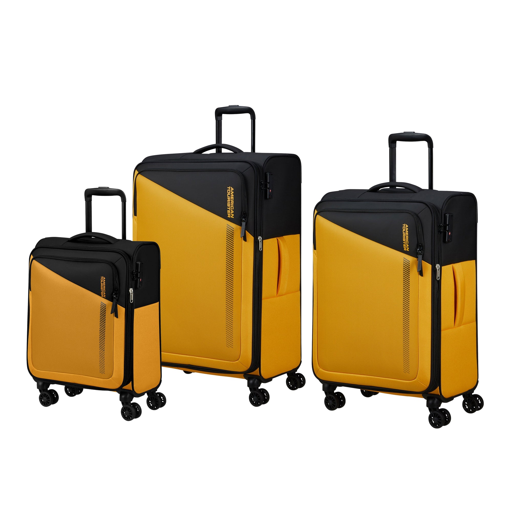 American Tourister Daring Dash Ensemble de 3 valises à roulettes extensibles