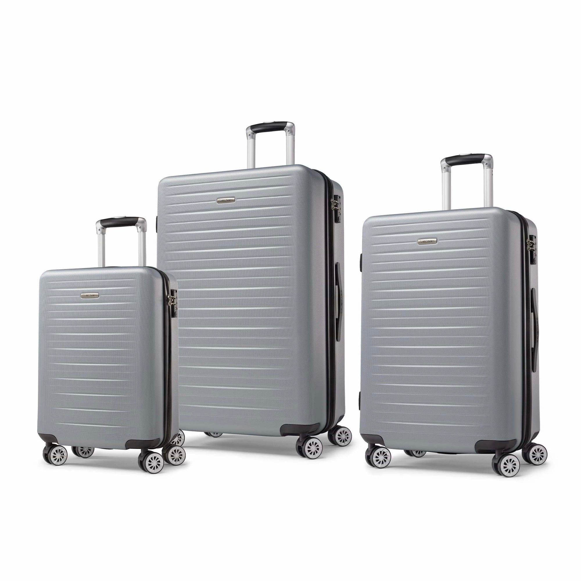 Samsonite Phoenix DLX Ensemble de 3 valises à roulettes pivotantes
