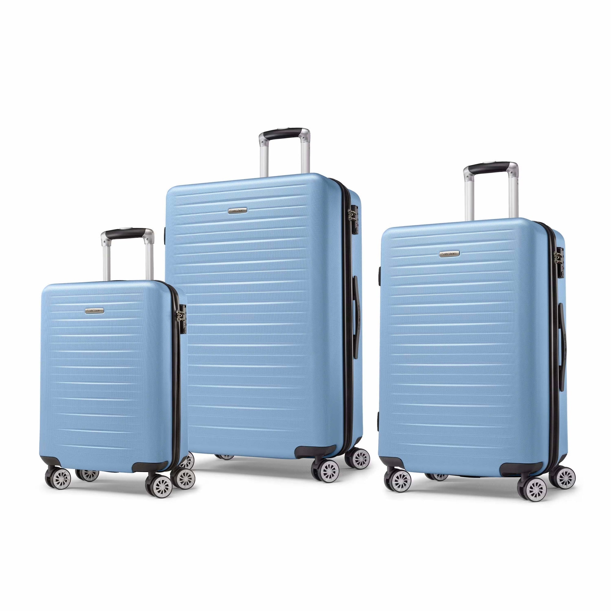 Samsonite Phoenix DLX Ensemble de 3 valises à roulettes pivotantes
