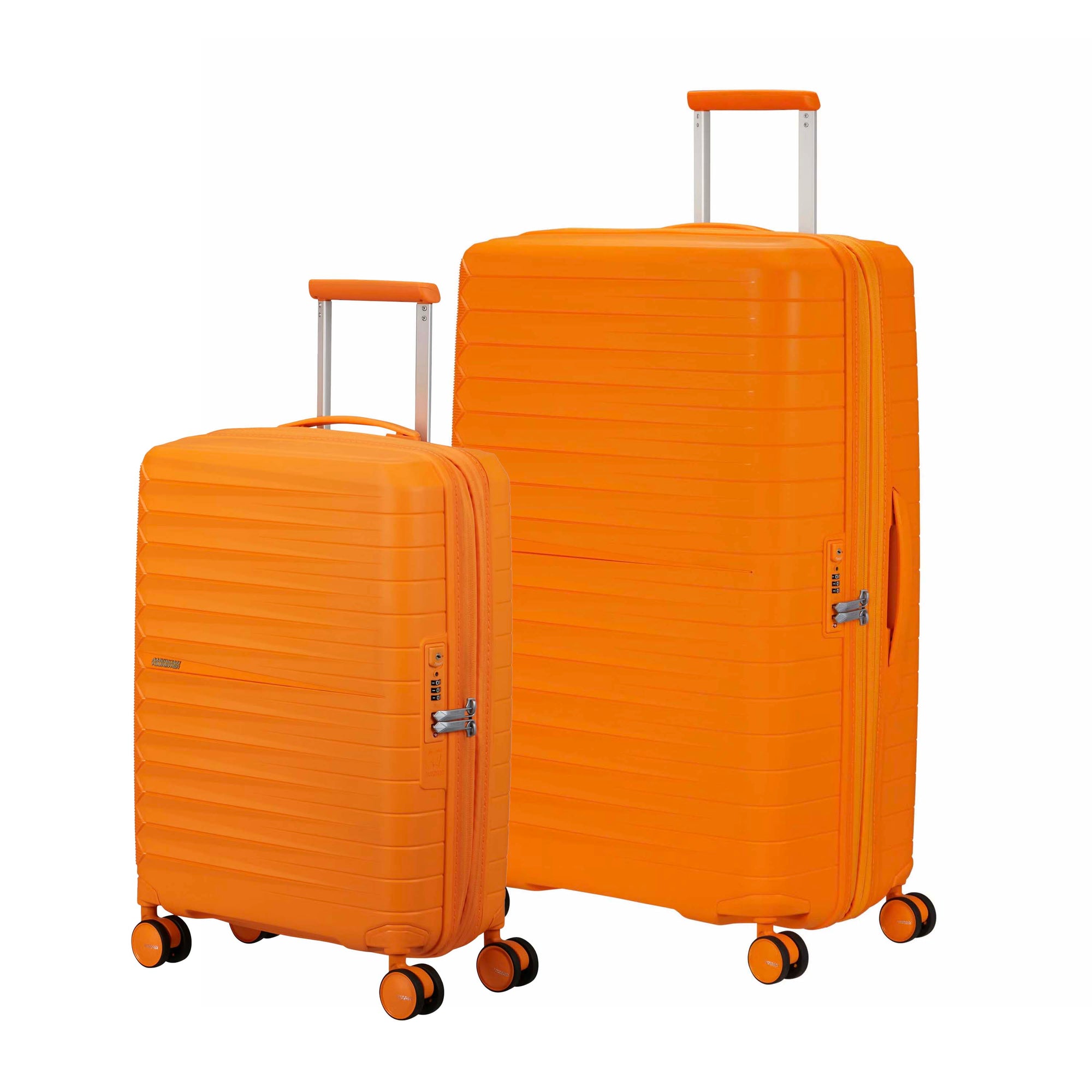 American Tourister Fastforward Ensemble de 2 valises imbriquées extensibles à roulettes pivotantes (valise à main et grande)