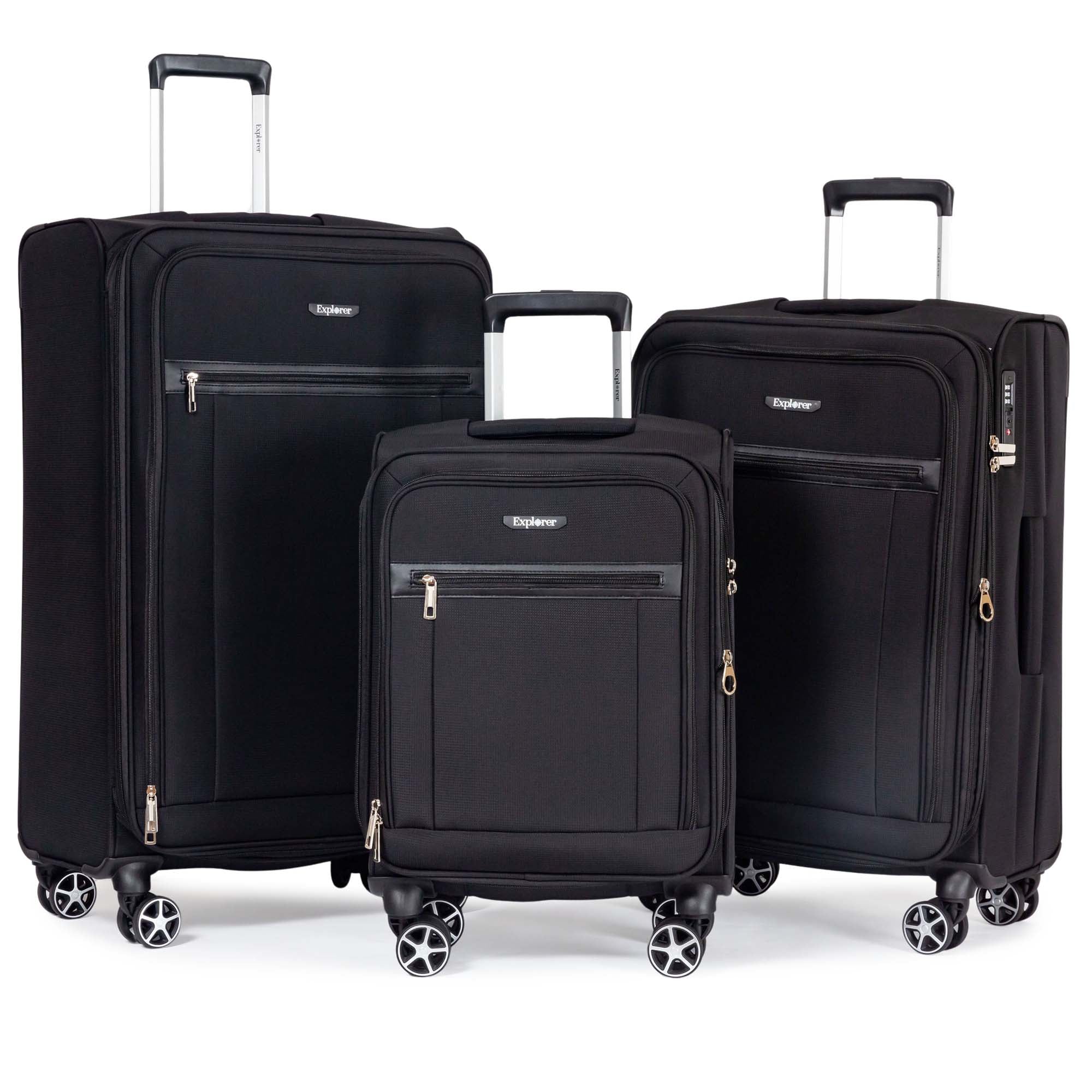 Explorer Onyx ensemble de 3 valises extensibles