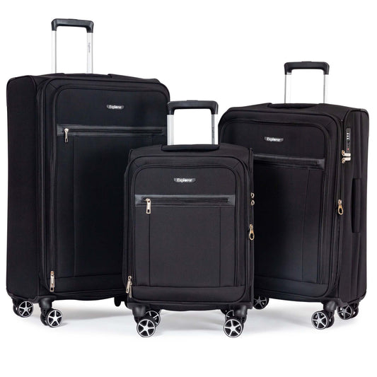 Explorer Onyx ensemble de 3 valises extensibles