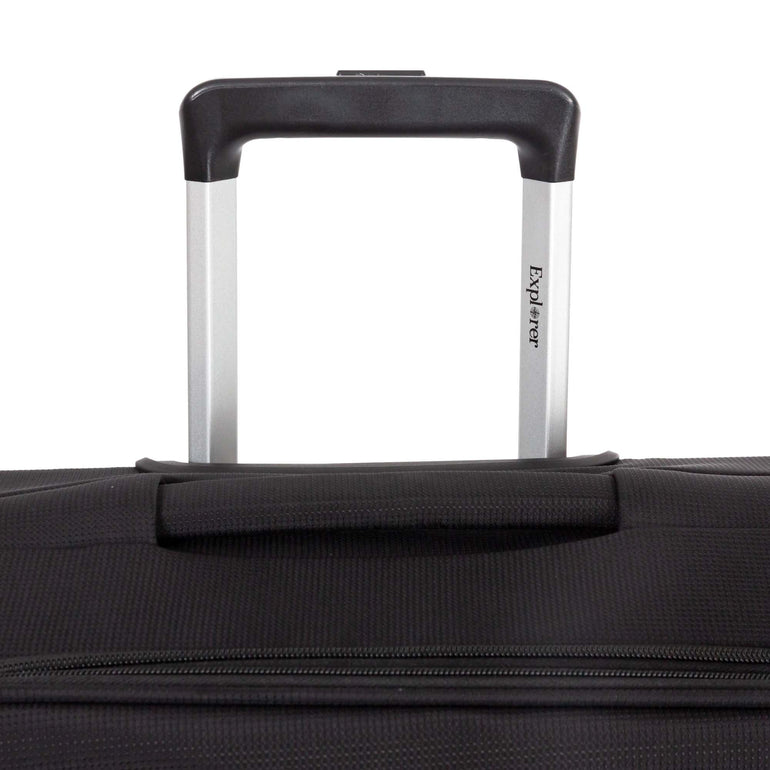 Explorer Onyx Expandable 2-Piece Luggage Set (Carry-On & Medium)