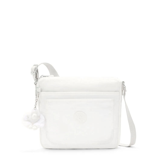 Kipling Sebastian Sac à Bandoulière - Pure Alabaster