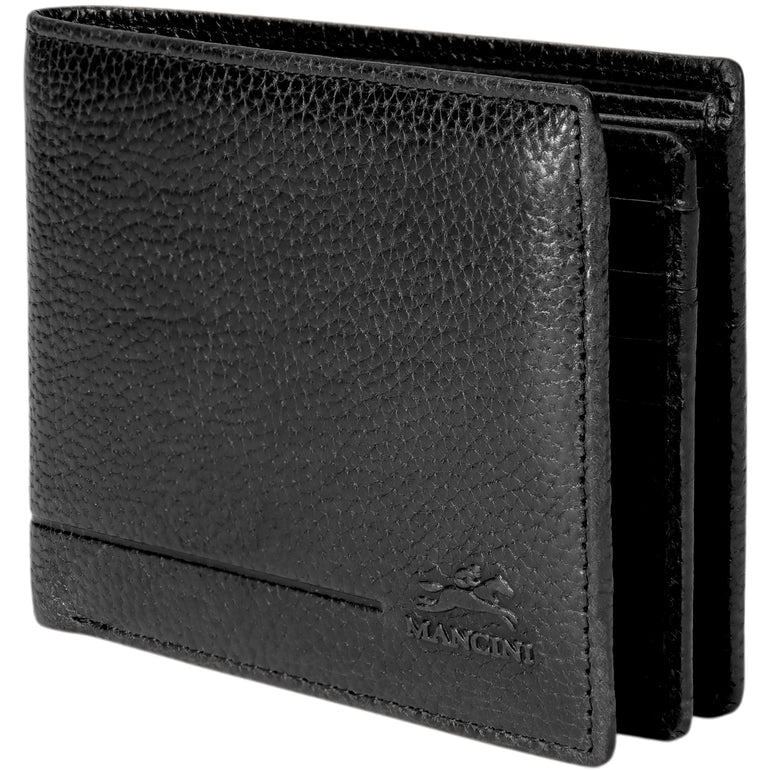 Mancini Fifth Avenue RFID Secure Center Wing Billfold