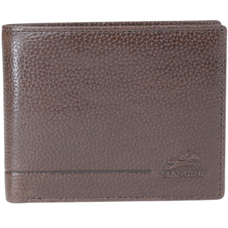 Mancini Fifth Avenue RFID Secure Center Wing Billfold