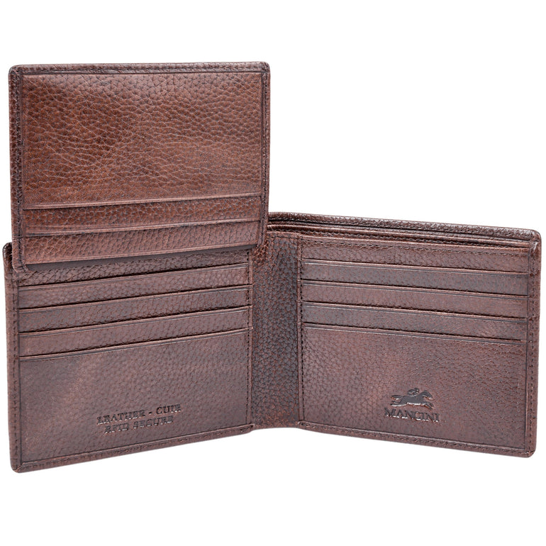 Mancini Fifth Avenue RFID Secure Left Wing Billfold