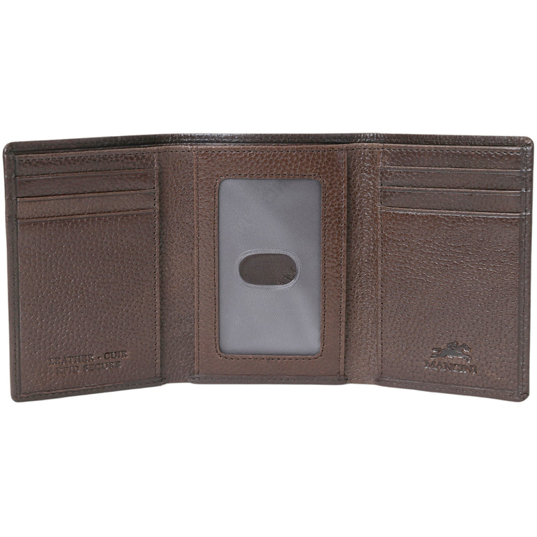 Mancini Fifth Avenue RFID Secure Trifold Wallet