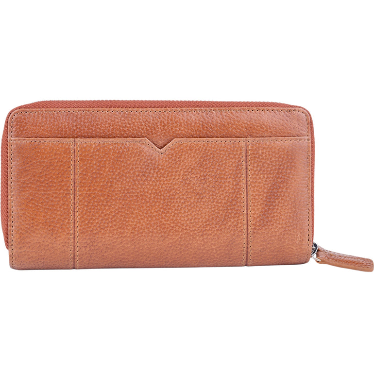 Mancini Fifth Avenue RFID Secure Double Zipper Wallet