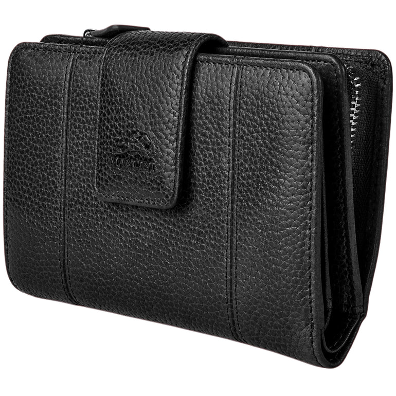 Mancini Fifth Avenue RFID Secure Medium Clutch Wallet