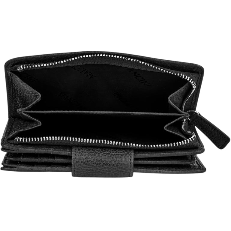 Mancini Fifth Avenue RFID Secure Medium Clutch Wallet