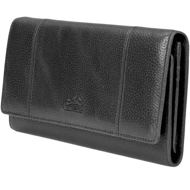 Mancini Fifth Avenue RFID Secure Trifold Wallet