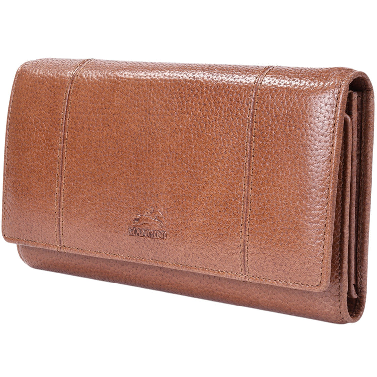 Mancini Fifth Avenue RFID Secure Trifold Wallet