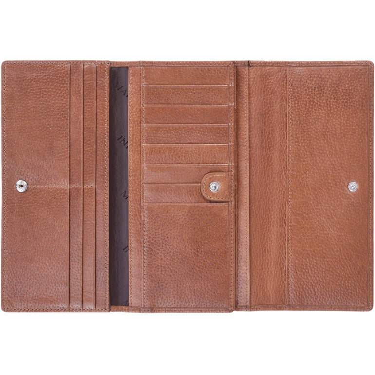 Mancini Fifth Avenue RFID Secure Quad Fold Wallet