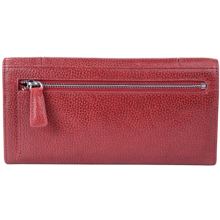 Mancini Fifth Avenue RFID Secure Quad Fold Wallet