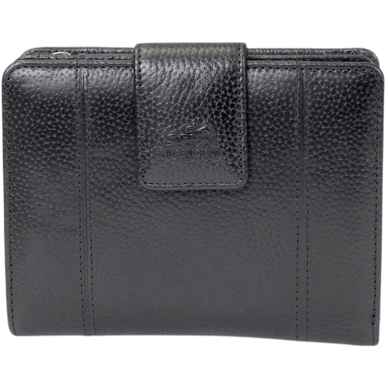 Mancini Fifth Avenue RFID Secure Medium Clutch Wallet